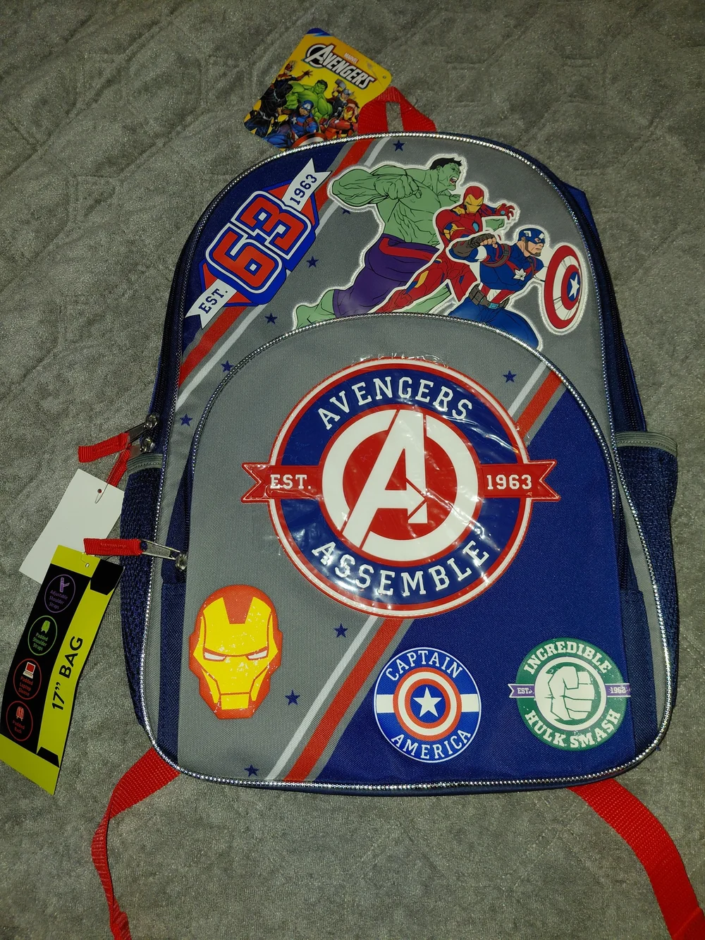 Marvel Avengers Super Heroes Backpack